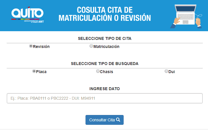 ✅ Agendar cita para revisión y matriculación vehicular en Valle de los Chillos, Quito