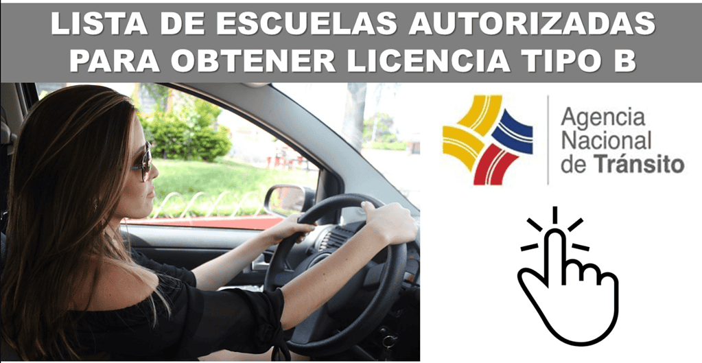 ✅ Mejores escuelas de conducción autorizadas para licencia tipo B en Ecuador