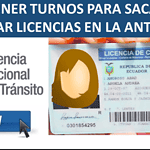 ✅ Cómo obtener tu turno para renovación de licencia ANT en Ecuador 2026