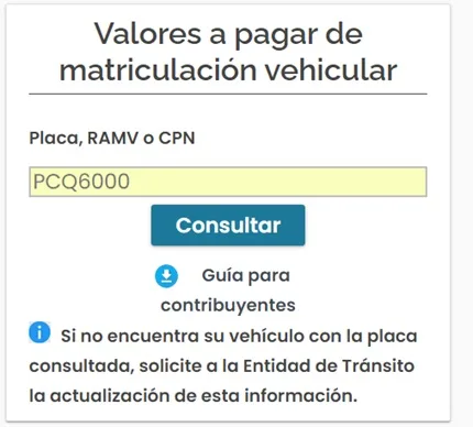 ✅ Consulta y paga tu matrícula vehicular 2026 en Ecuador