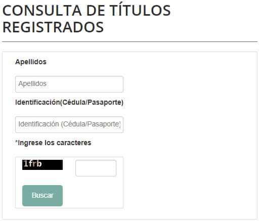 ✅ Consulta de Títulos SENESCYT Ecuador 2026 – Verificación Online