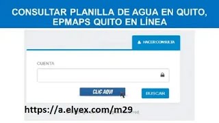 ✅ Consultar Planilla de Agua Quito EPMAPS 2026 Online