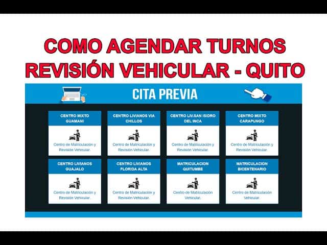 ✅ Turno Revisión Vehicular Guajaló Quito 2026 – Agendamiento Online