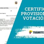 ✅ Certificado de Votación Provisional Ecuador 2026 – Consulta y Descarga CNE