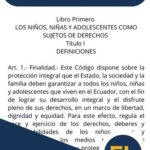 ✅ Código de la Niñez y Adolescencia Ecuador 2026 – PDF Actualizado