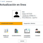 ✅ Cómo Actualizar el RUC en Línea SRI Ecuador 2026 – Guía Completa