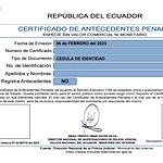 ✅ Cómo Imprimir Certificado Antecedentes Penales Ecuador 2026