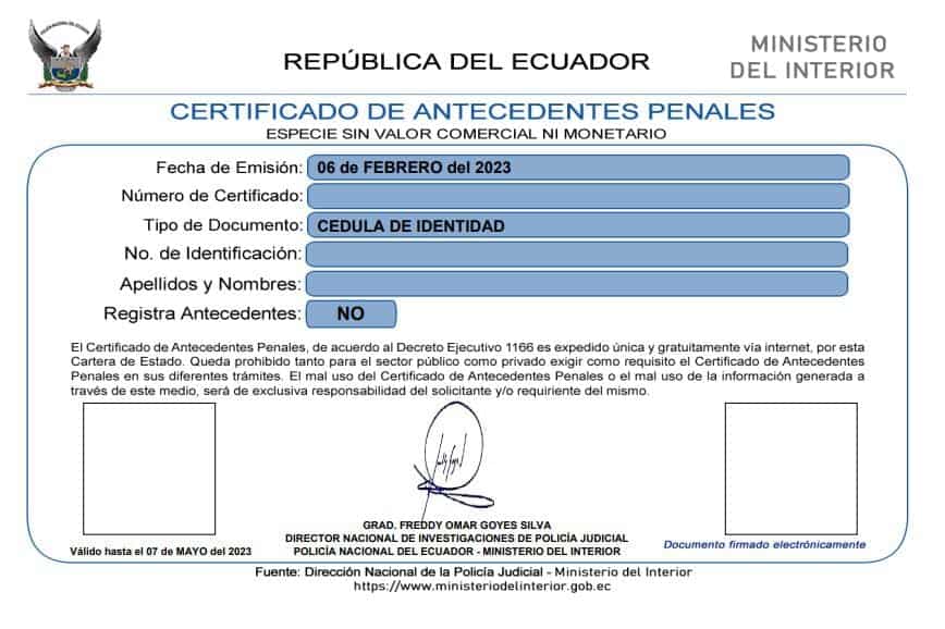 ✅ Cómo Imprimir Certificado Antecedentes Penales Ecuador 2026