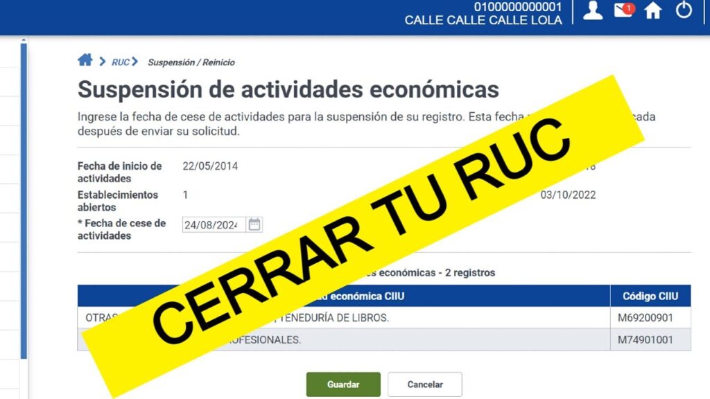 ✅ Cómo Suspender el RUC por Internet Ecuador 2026 – Guía Paso a Paso