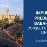 ✅ Consulta Impuesto Predial Babahoyo 2026 – Pago en Línea