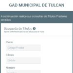 ✅ Consulta Impuesto Predial Tulcán 2026 – Pago en Línea