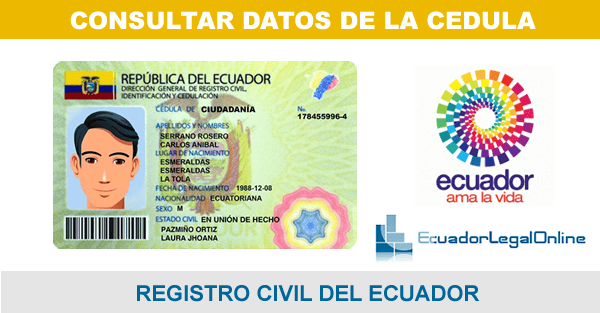 ✅ Consultar Datos de Cédula Ecuador 2026 – Registro Civil Online