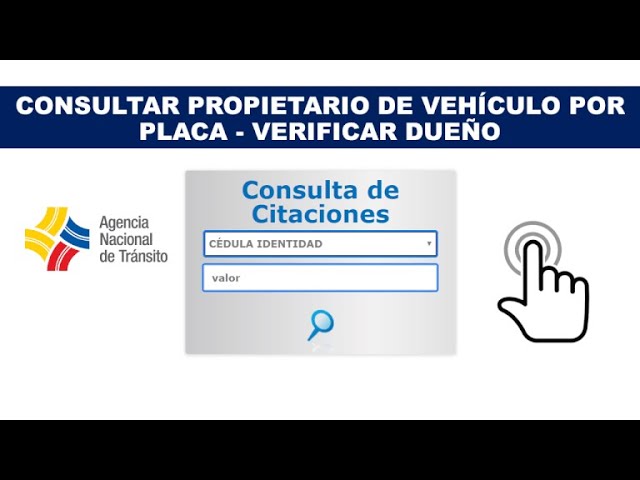 ✅ Consultar Dueño de Vehículo por Placa Ecuador 2026 – ANT