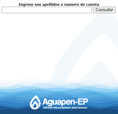 ✅ Consultar Planilla Agua Santa Elena AGUAPEN 2026 – Guía Completa