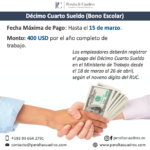 ✅ Décimo Cuarto Sueldo Ecuador 2026: Fechas y Cálculo