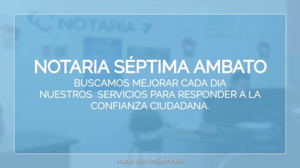 ✅ Notaría 7 Ambato – Servicios, Ubicación y Contacto 2026