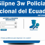 ✅ SIIPNE 3W Policía Nacional Ecuador 2026 – Acceso y Consultas