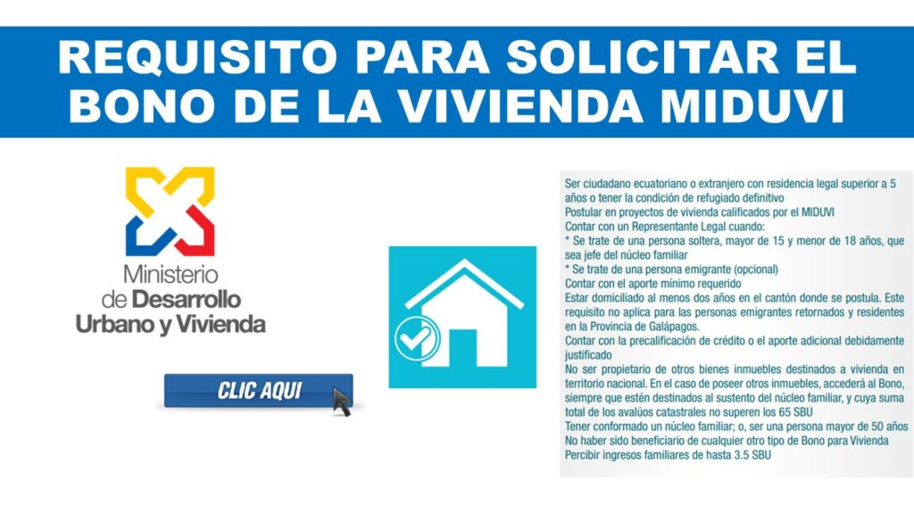 ✅ Bono MIDUVI 2026 Ecuador: Requisitos y Cómo Solicitar – Guía