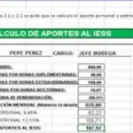 ✅ Calculadora Aportes IESS 2026 Ecuador – Personal y Patronal