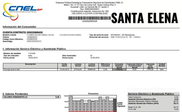 ✅ Consultar Planilla de Luz Sangolquí 2026 – EEQ Online