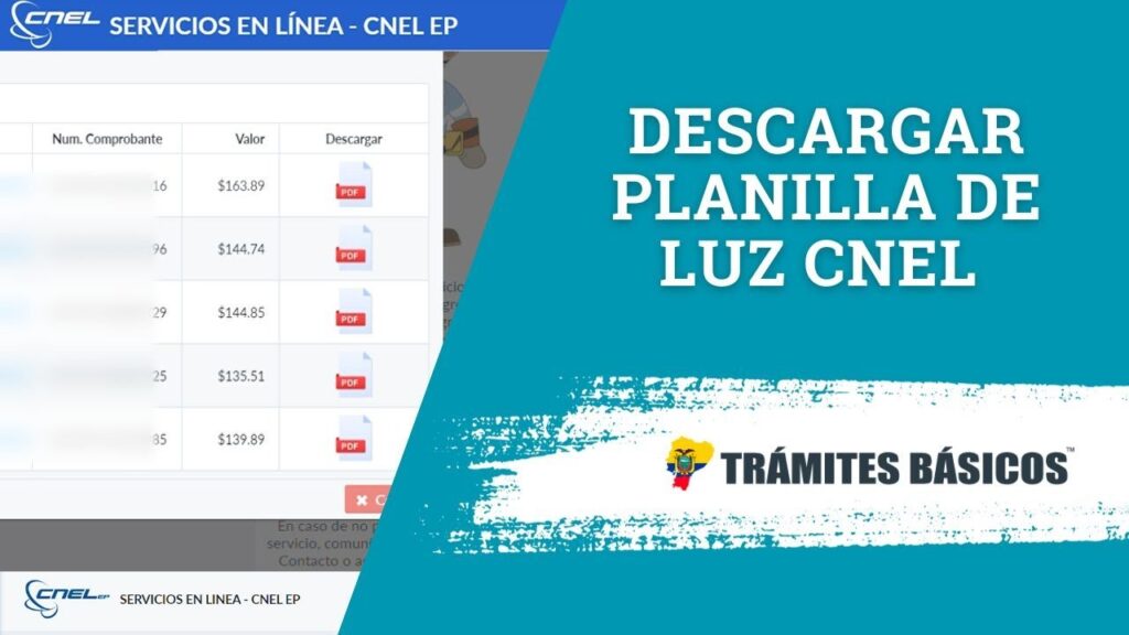✅ Imprimir Planilla de Luz Ecuador 2026 – Guía Completa CNEL