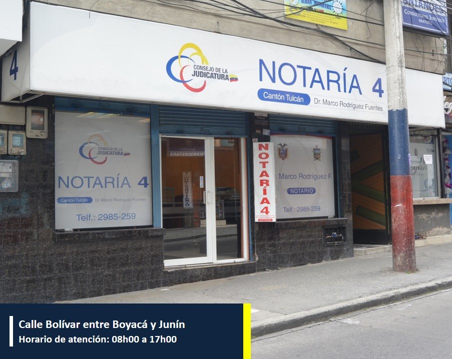 ✅ Notaría 4 Tulcán: Precios y Servicios Ecuador 2026 – Guía Completa
