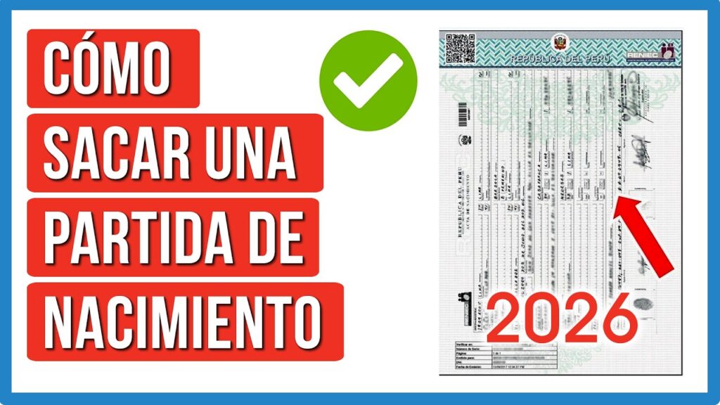 ✅ Sacar Partida de Nacimiento en Línea Ecuador 2026 – Guía Paso a Paso