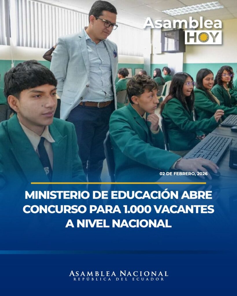 ✅ 1000 Vacantes Docentes Ecuador 2026 – Concurso Méritos y Oposición