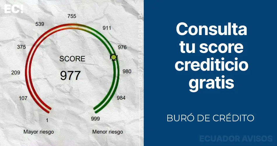 ✅ Consultar Score Crediticio Gratis Ecuador 2026 – Guía Completa