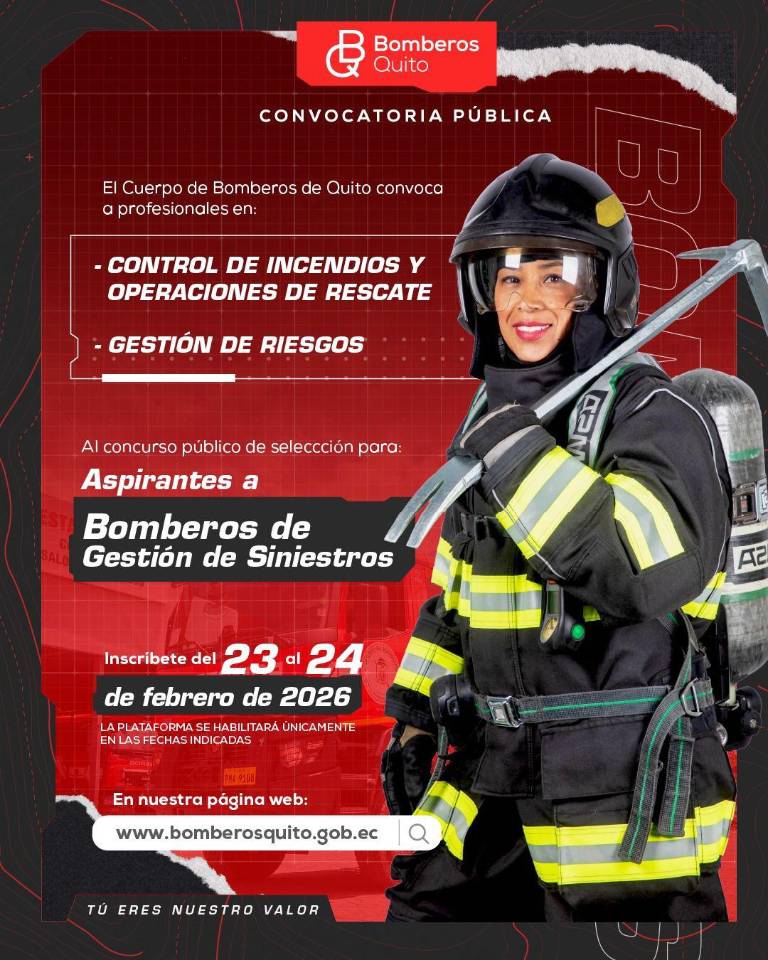 ✅ Inscripciones Bomberos Quito 2026: Requisitos y Fechas