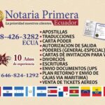 ✅ Notaría 1 Pasaje Primera Ecuador: Servicios y Costos 2026 – Guía Completa