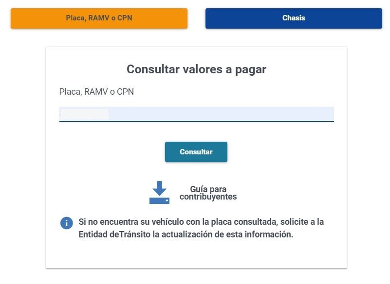 ✅ Consultar Valor a Pagar Matrícula Vehicular 2026 – SRI Ecuador