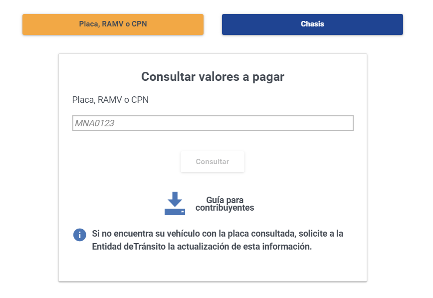 ✅ Consultar Valor a Pagar Matrícula Vehicular SRI 2026